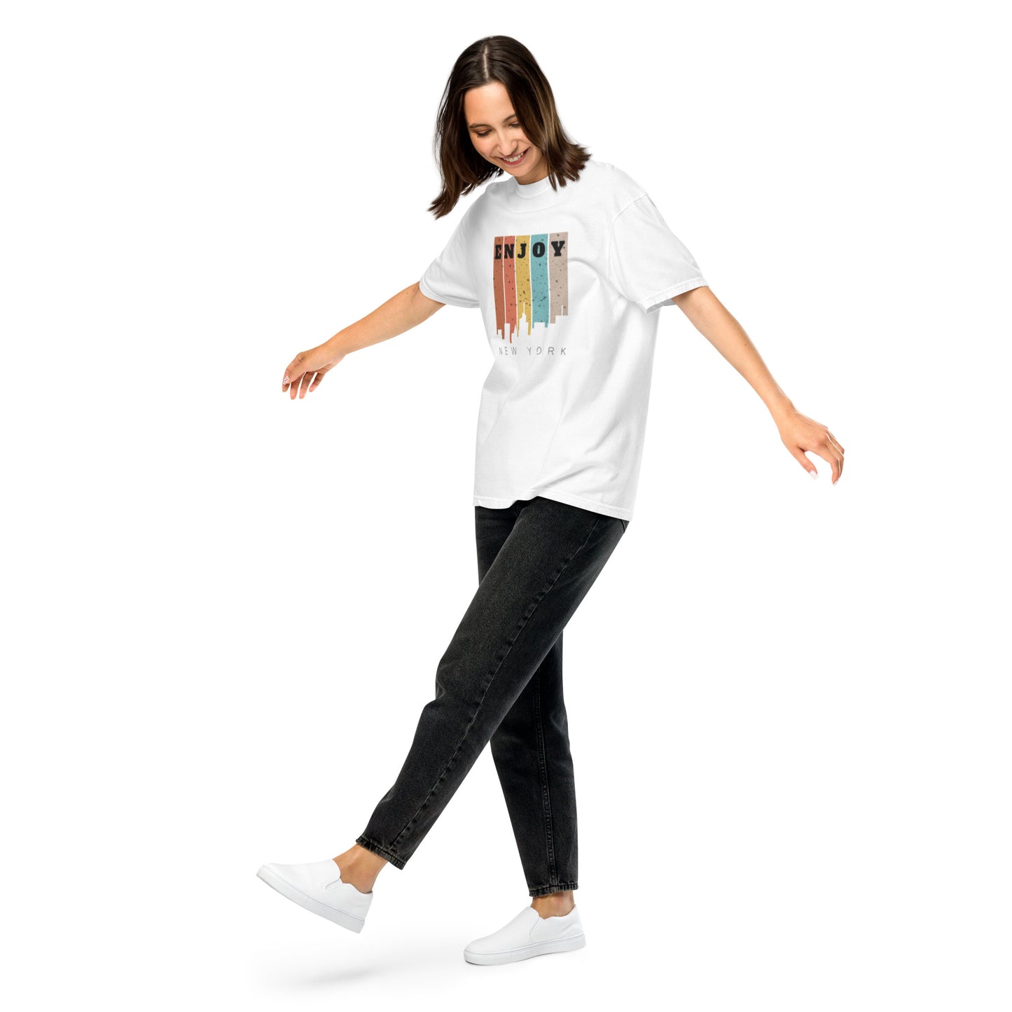 Enjoy Unisex garment-dyed heavyweight t-shirt