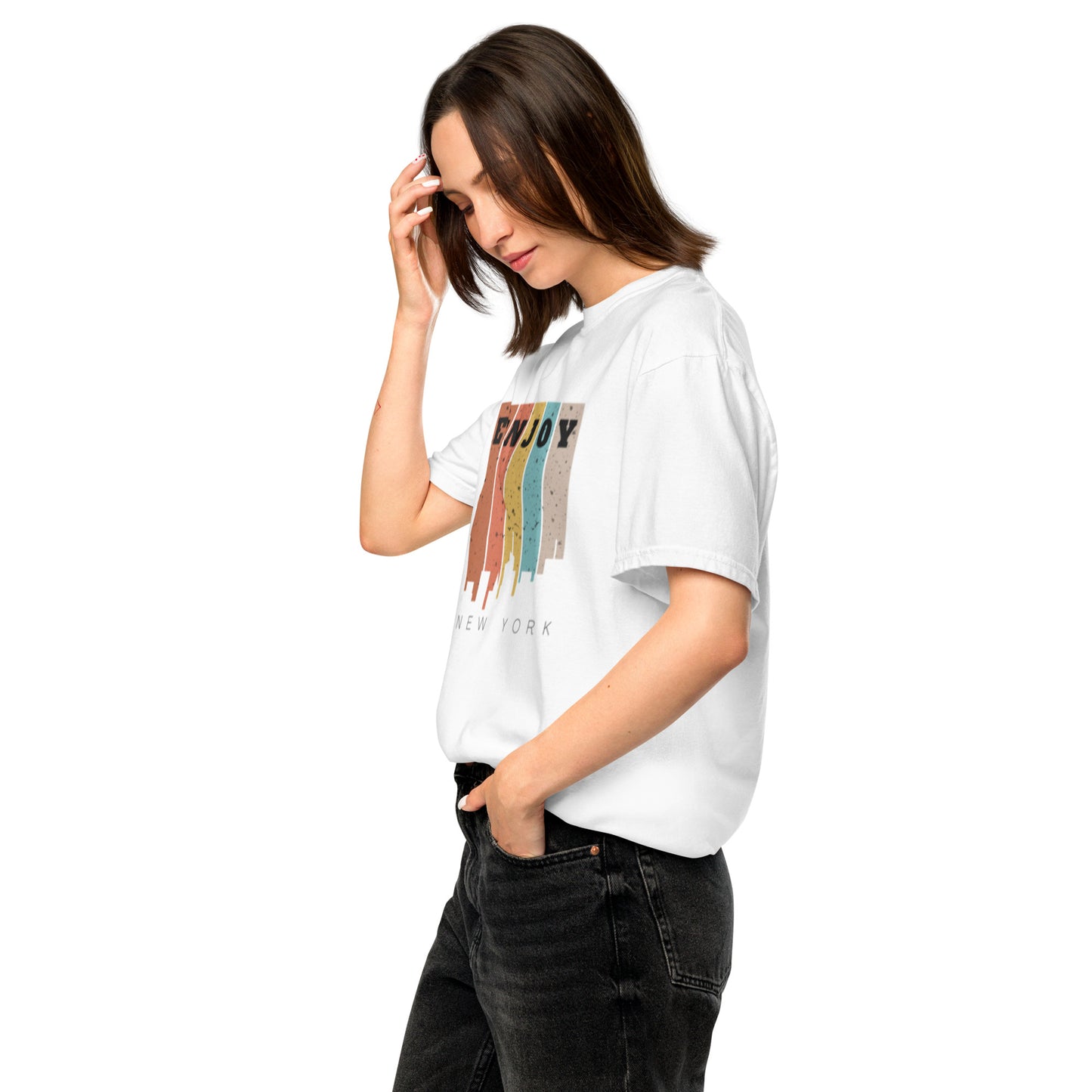 Enjoy Unisex garment-dyed heavyweight t-shirt