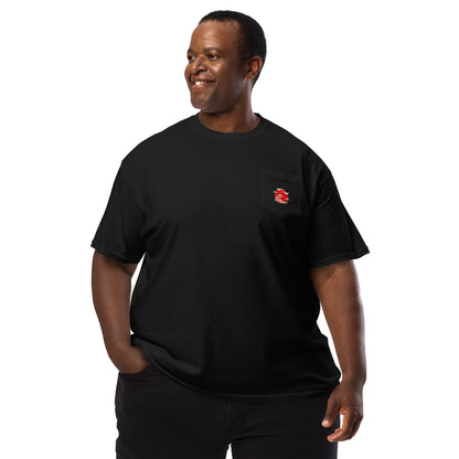 Japan Unisex garment-dyed pocket t-shirt
