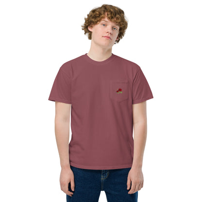 Flow-ar Unisex garment-dyed pocket t-shirt
