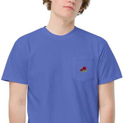 Flow-ar Unisex garment-dyed pocket t-shirt