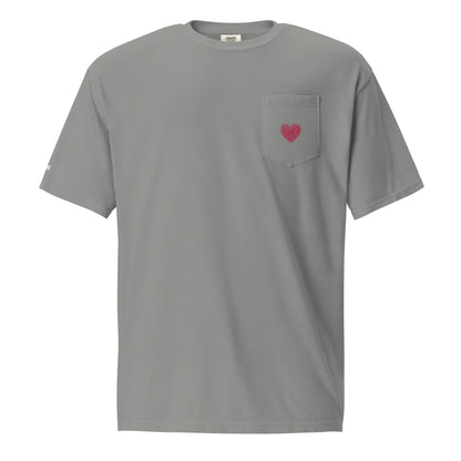 Heartz Unisex garment-dyed pocket t-shirt$26.50