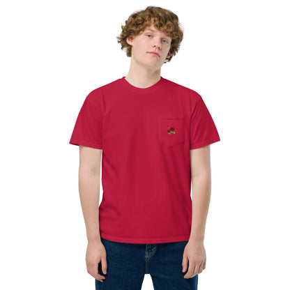 Flow-ar Unisex garment-dyed pocket t-shirt