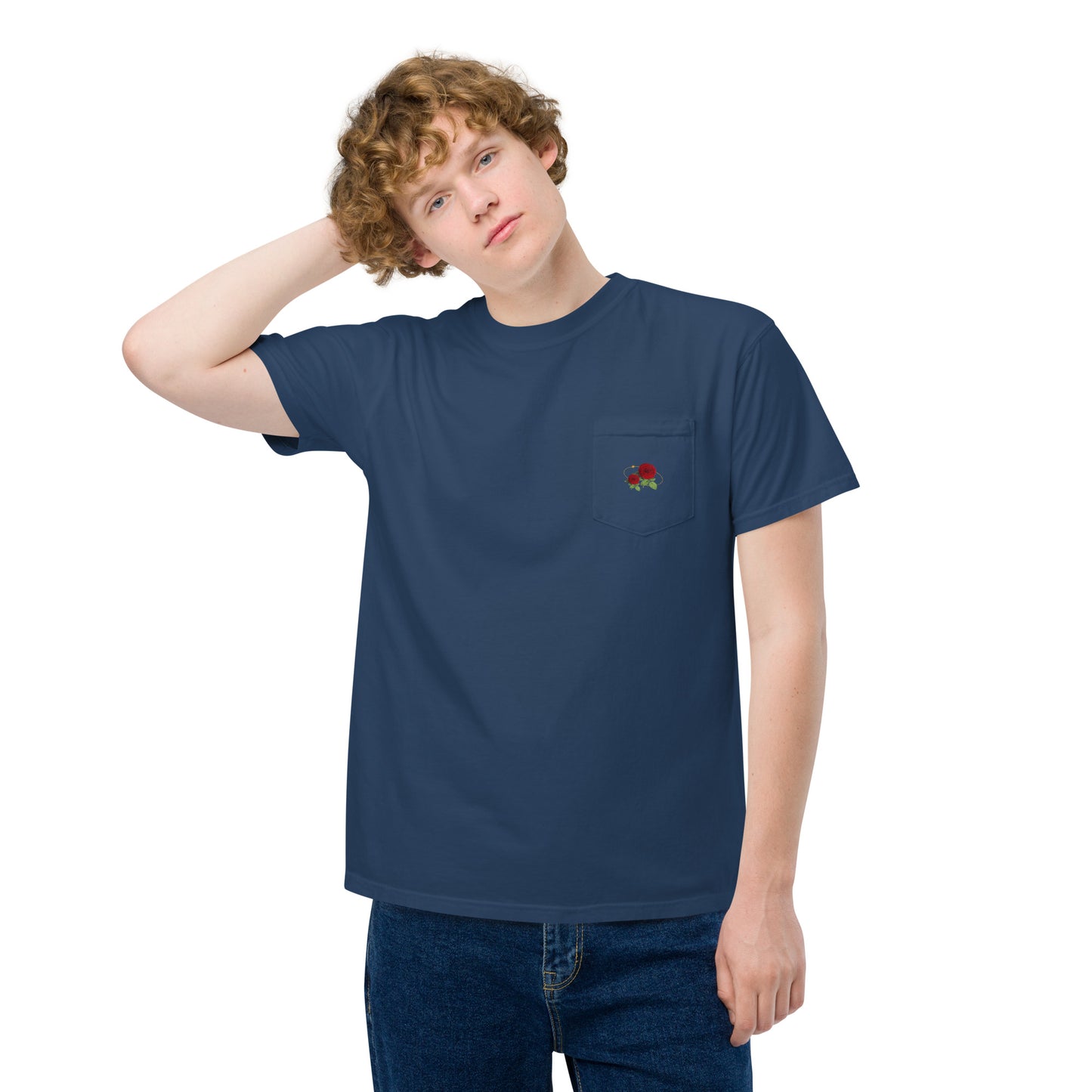 Flow-ar Unisex garment-dyed pocket t-shirt