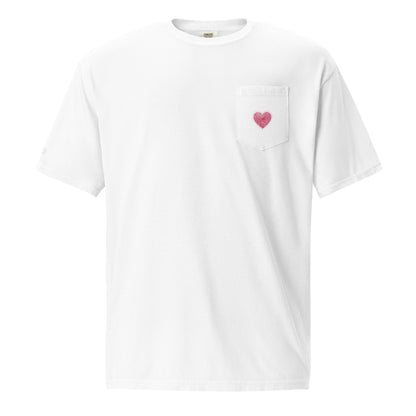 Heartz Unisex garment-dyed pocket t-shirt$26.50