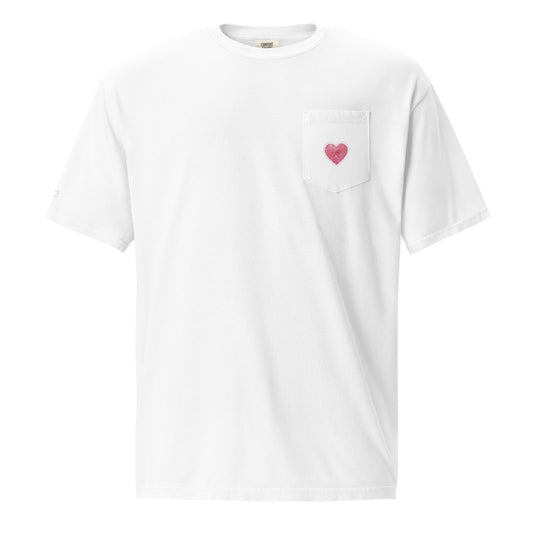 Heartz Unisex garment-dyed pocket t-shirt$26.50