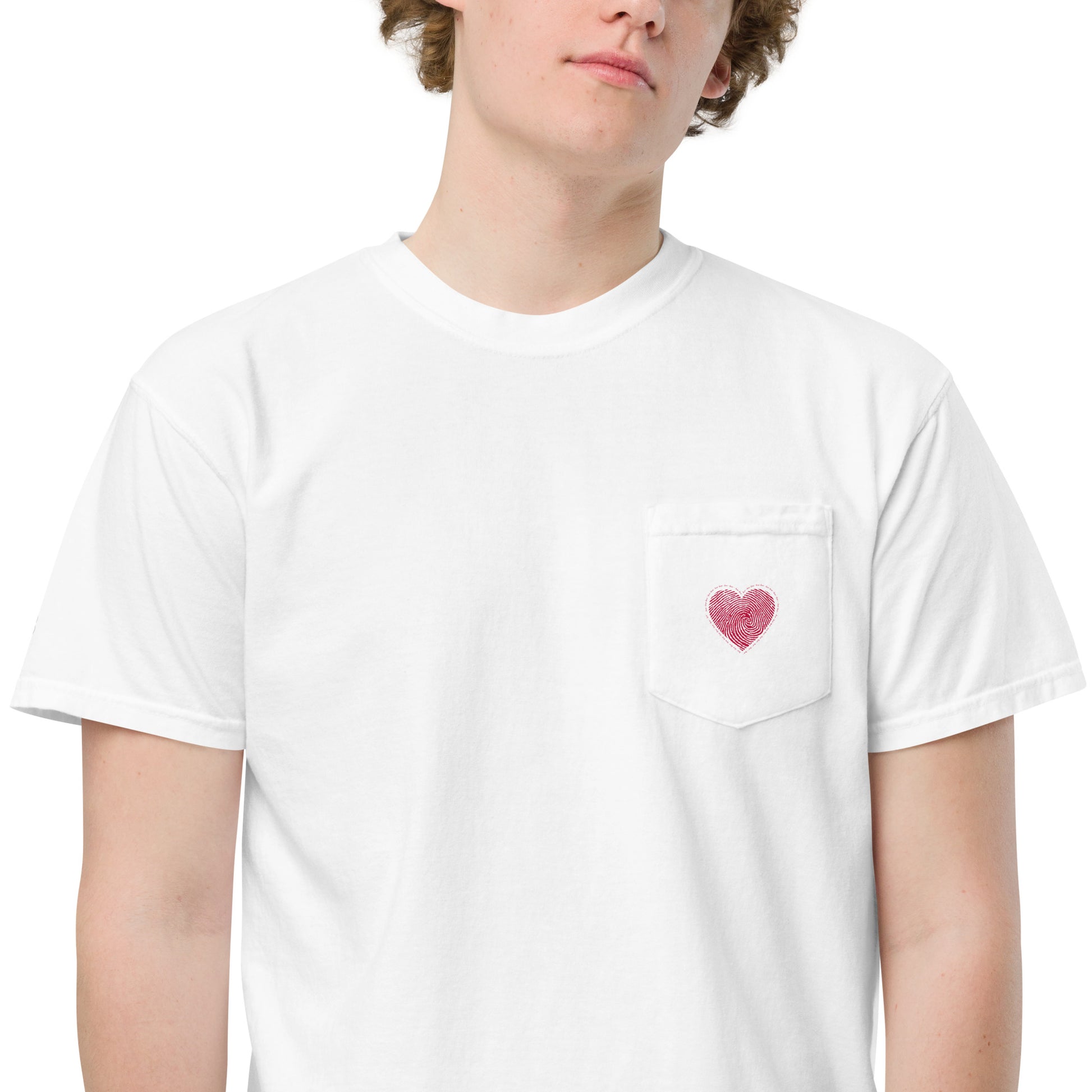 Heartz Unisex garment-dyed pocket t-shirt$26.50