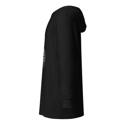 DNA Hooded long-sleeve tee