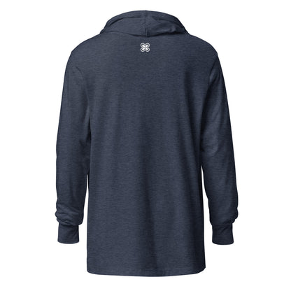 DNA Hooded long-sleeve tee