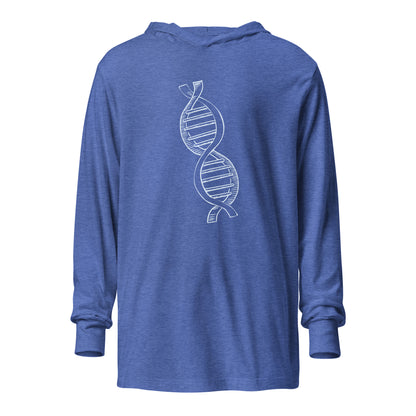 DNA Hooded long-sleeve tee