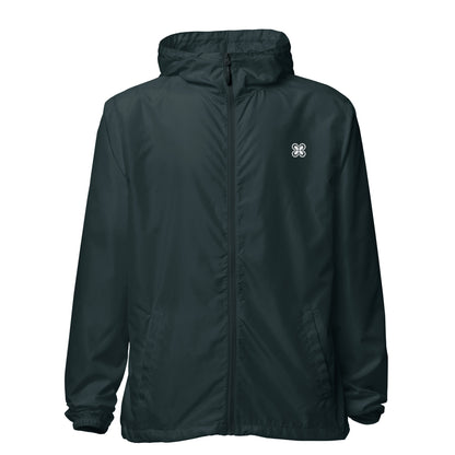 Unisex lightweight zip up windbreaker