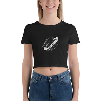 Galaxy Cat Women’s Crop Tee