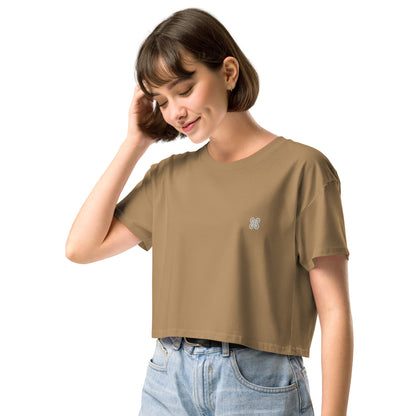 Plain Solid-Colored Women’s crop top