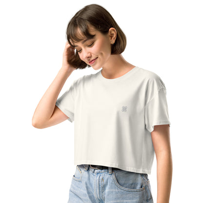 Plain Solid-Colored Women’s crop top