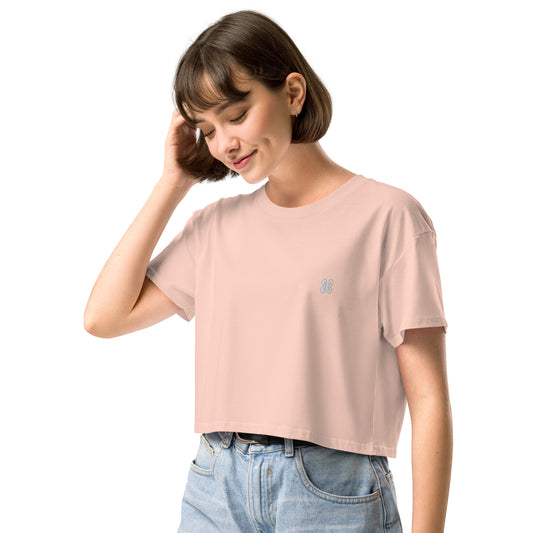 Plain Solid-Colored Women’s crop top