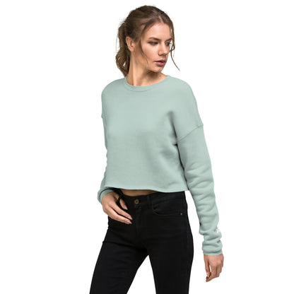 L-O-V-E Scarp-book Crop Sweatshirt