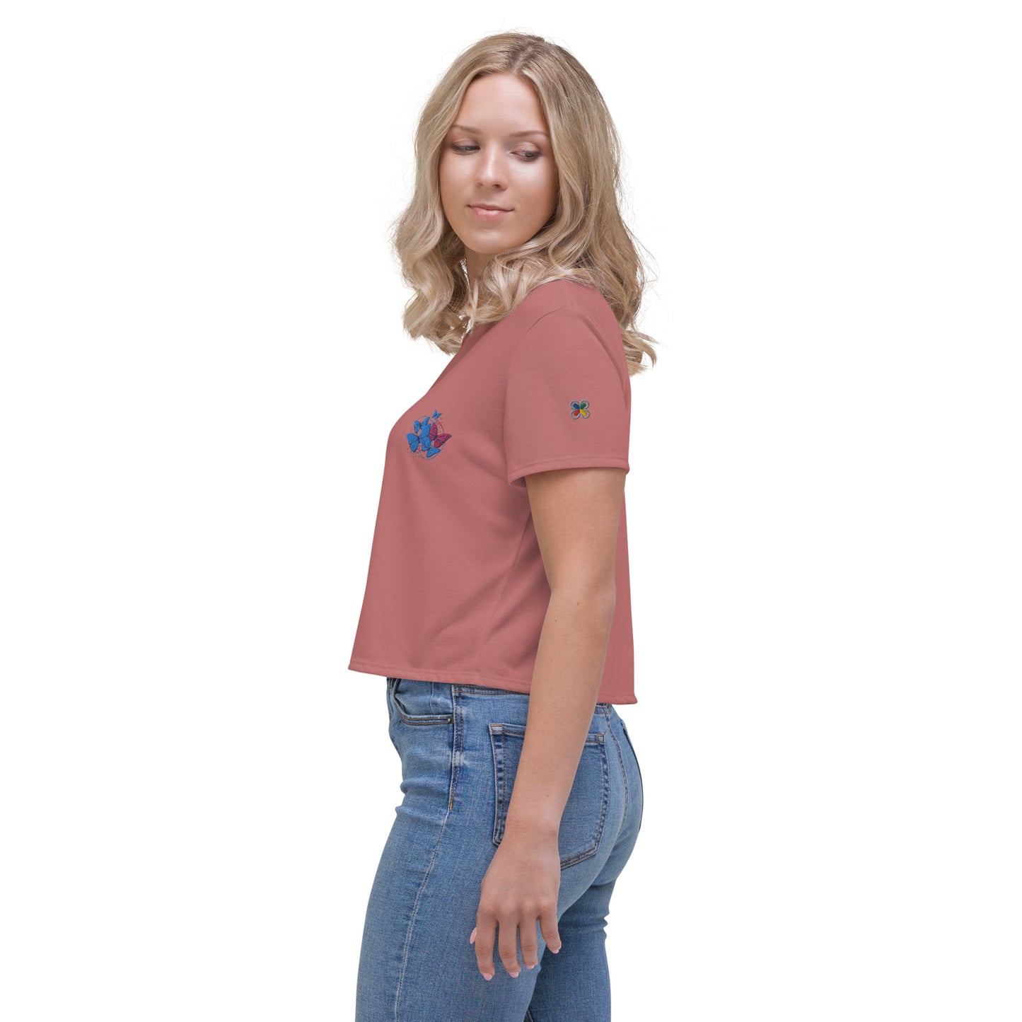 Butterfly Crop Tee