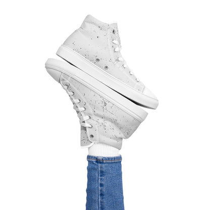 Marble Style Women’s high top canvas shoes