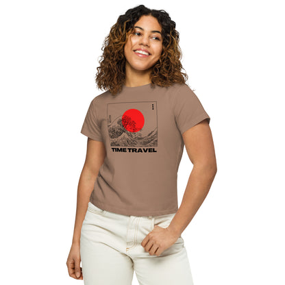 Time Travel Women’s high-waisted t-shirt
