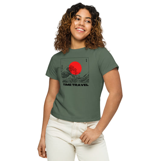Time Travel Women’s high-waisted t-shirt