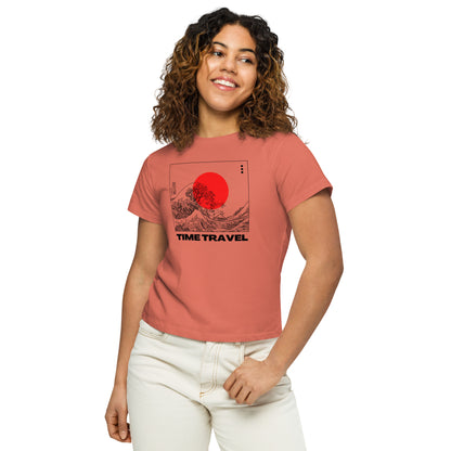 Time Travel Women’s high-waisted t-shirt