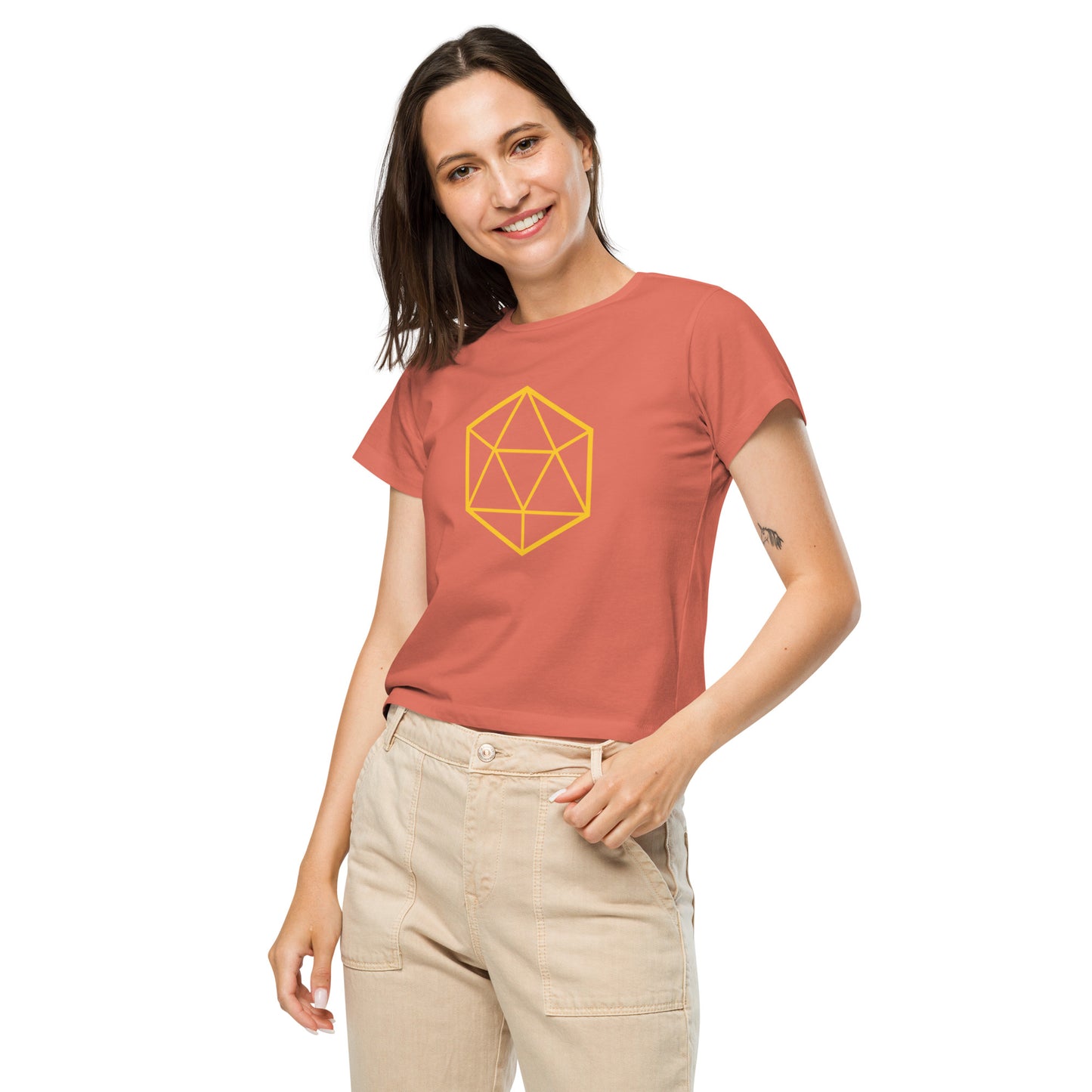 Geo-Women’s high-waisted t-shirt