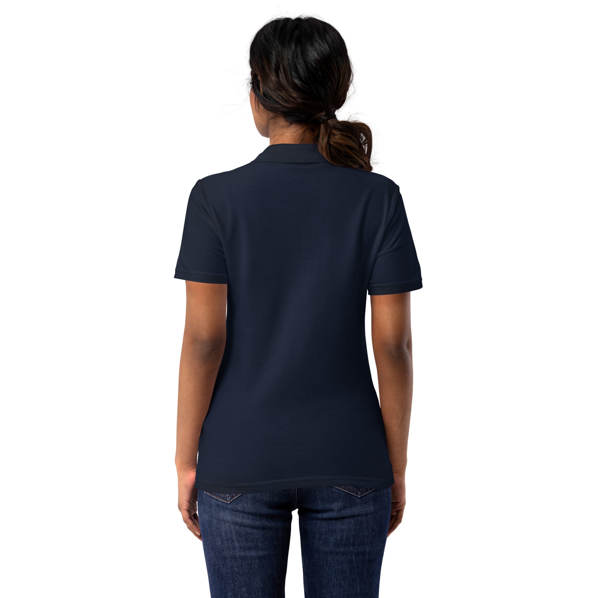 Women’s pique polo shirt$20.00