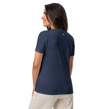 Women’s Plain relaxed v-neck t-shirt