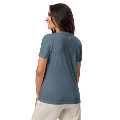 Women’s Plain relaxed v-neck t-shirt