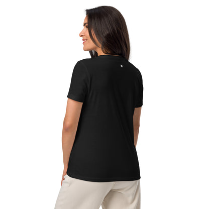 Women’s Plain relaxed v-neck t-shirt