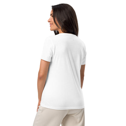 Women’s Plain relaxed v-neck t-shirt