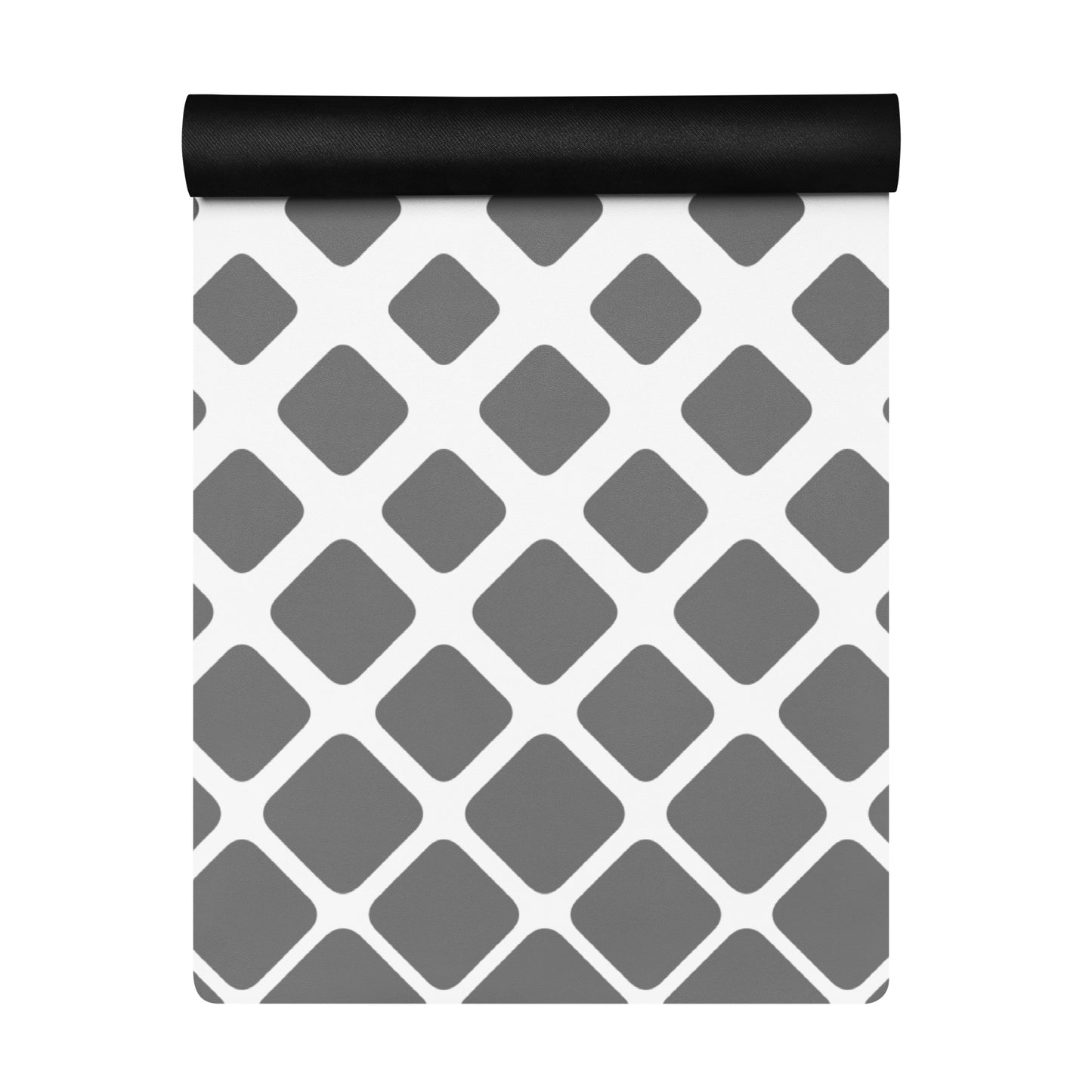 Grey-White Diamond Gradient Yoga mat