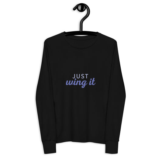 Wing It Youth long sleeve tee