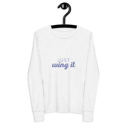 Wing It Youth long sleeve tee