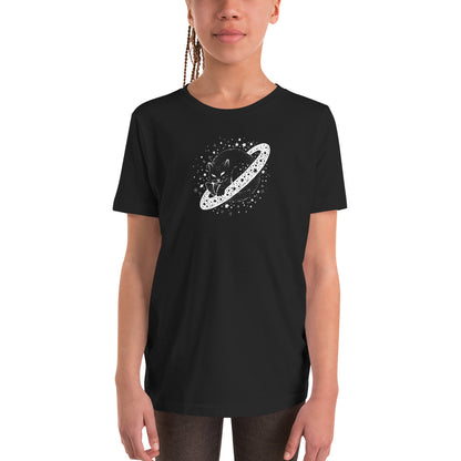 Galaxy Cat Youth Short Sleeve T-Shirt