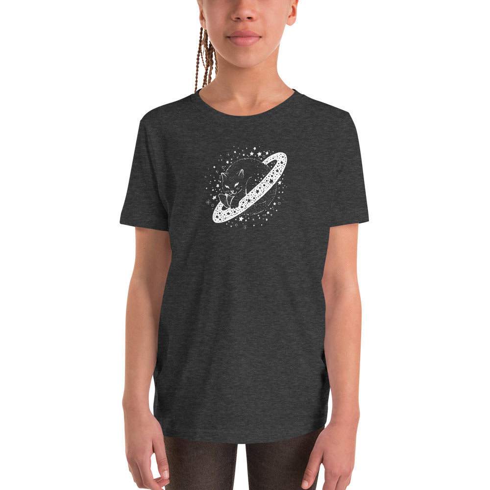 Galaxy Cat Youth Short Sleeve T-Shirt