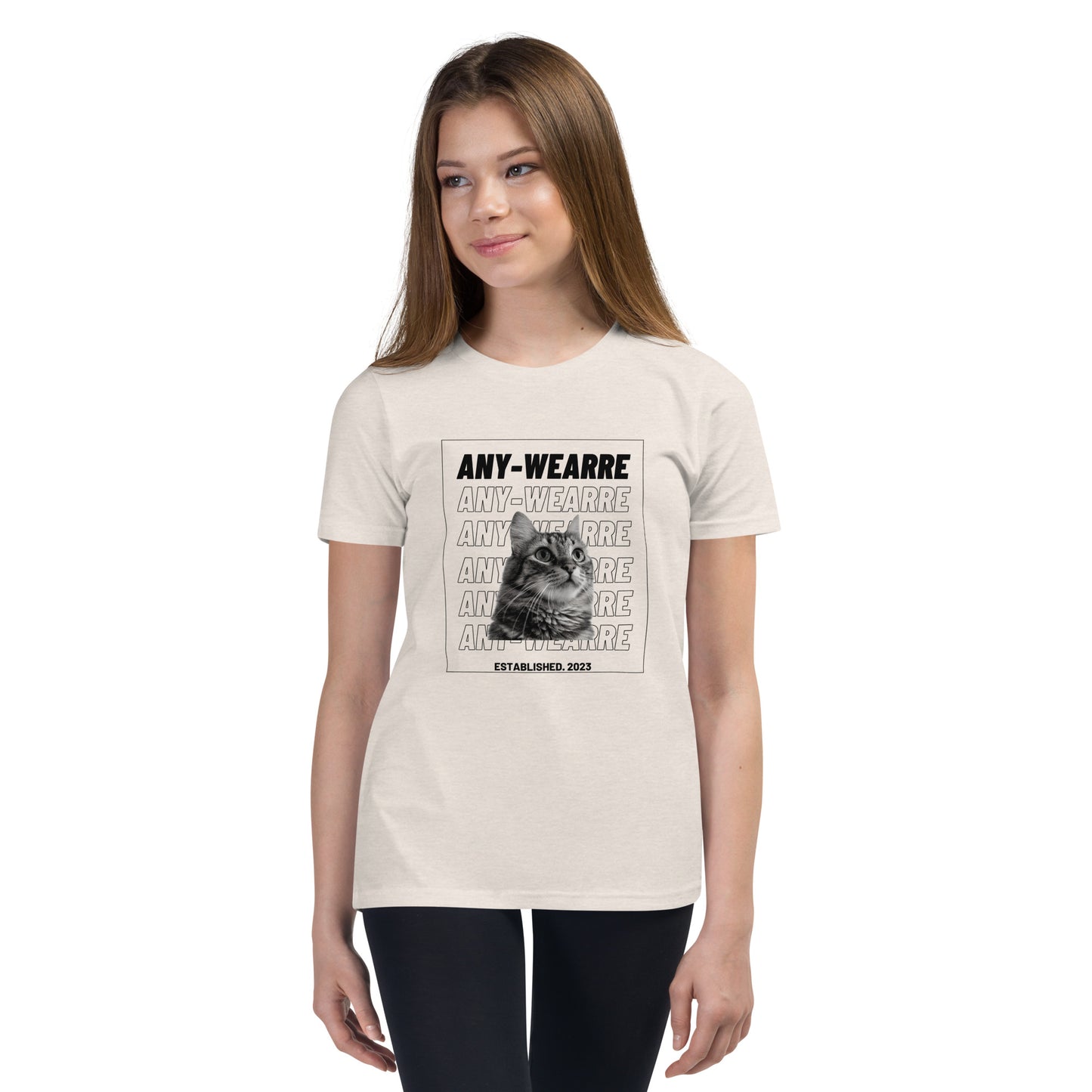 Cat Youth Short Sleeve T-Shirt