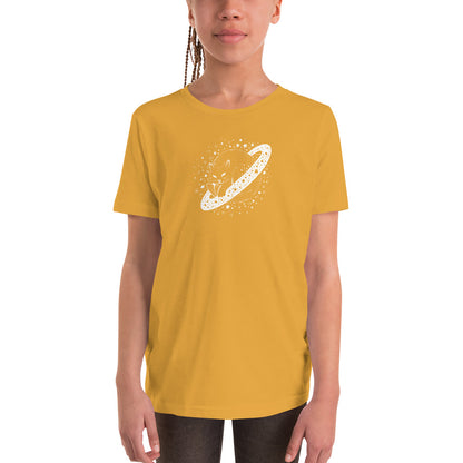 Galaxy Cat Youth Short Sleeve T-Shirt