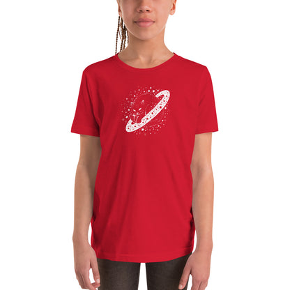 Galaxy Cat Youth Short Sleeve T-Shirt